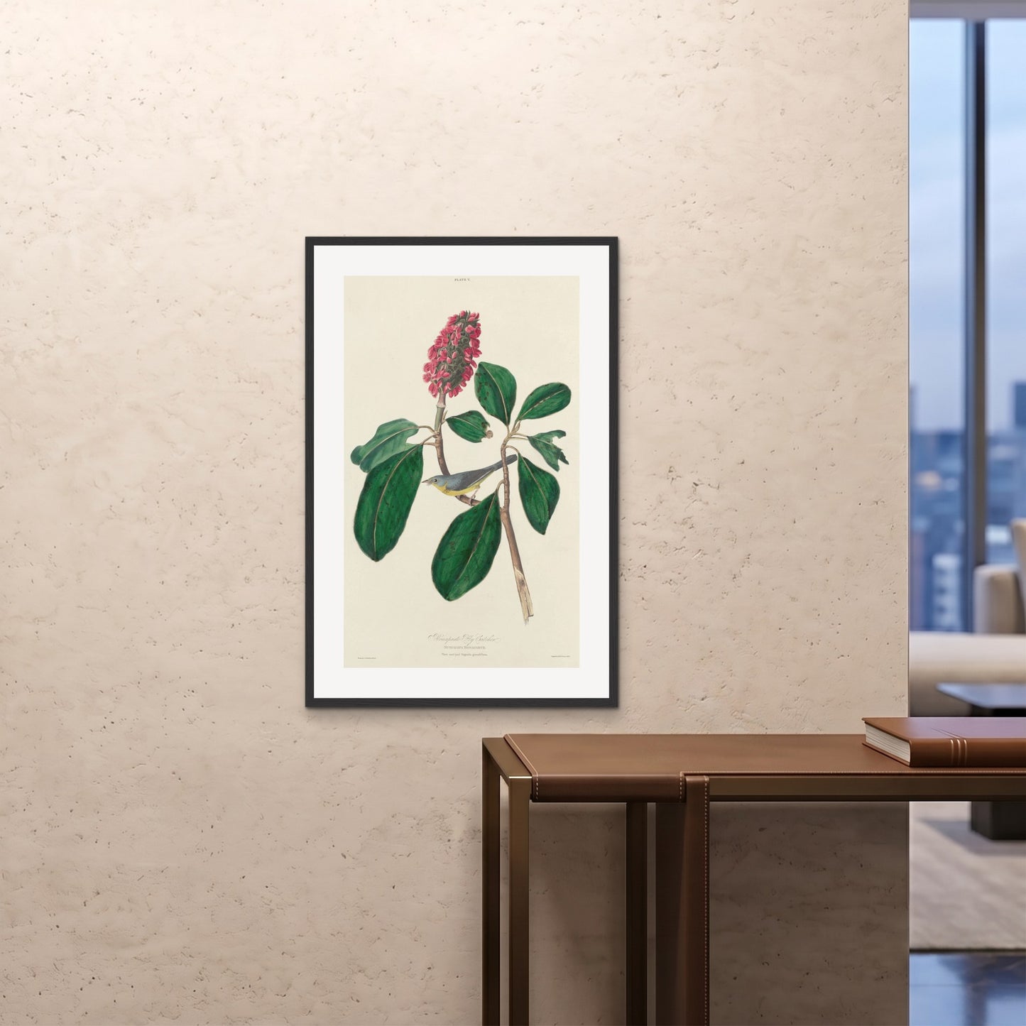 Orlonzo - FRAMED PRINT BLACK 24x3660x90cm ROOM