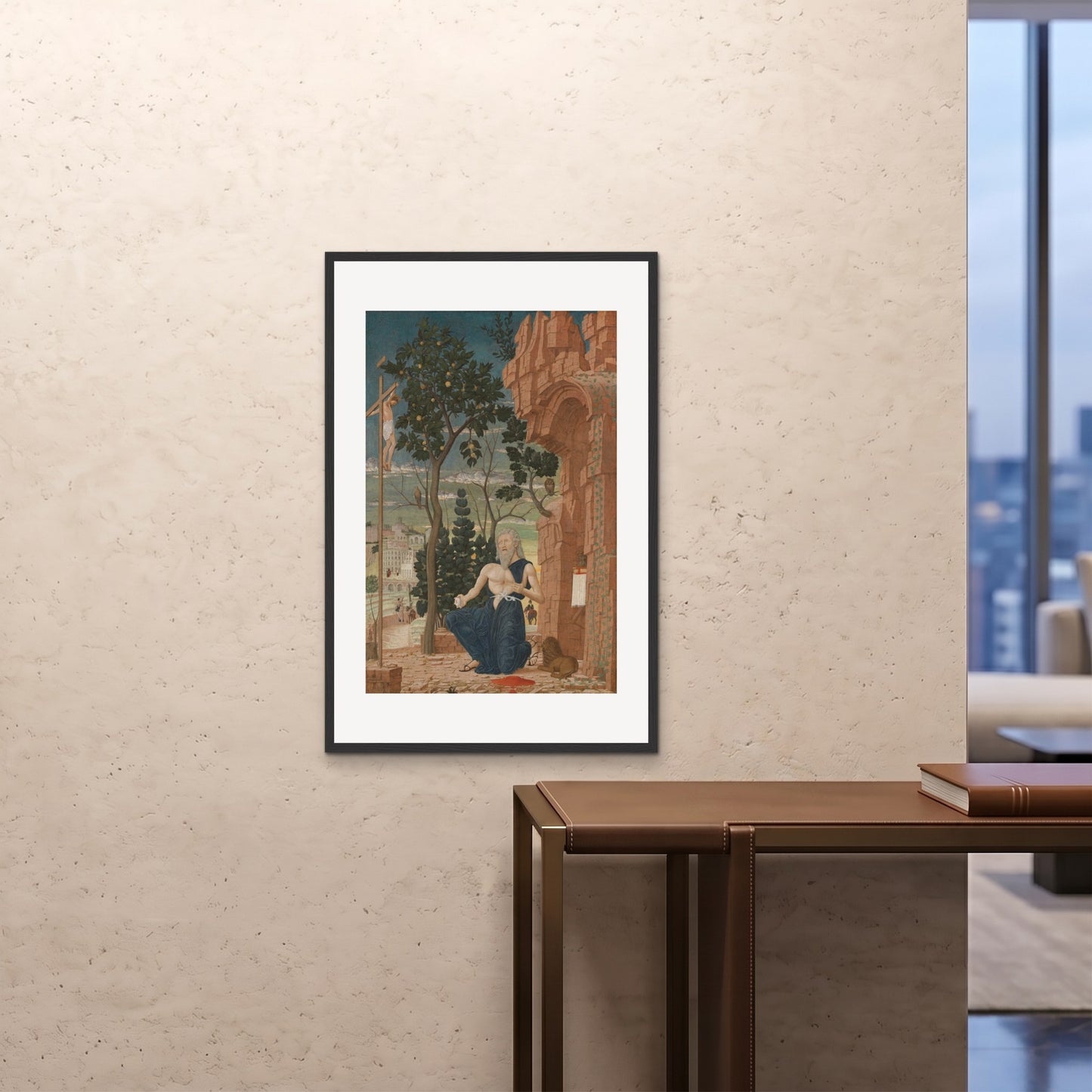 Orlonzo - FRAMED PRINT BLACK 24x3660x90cm ROOM