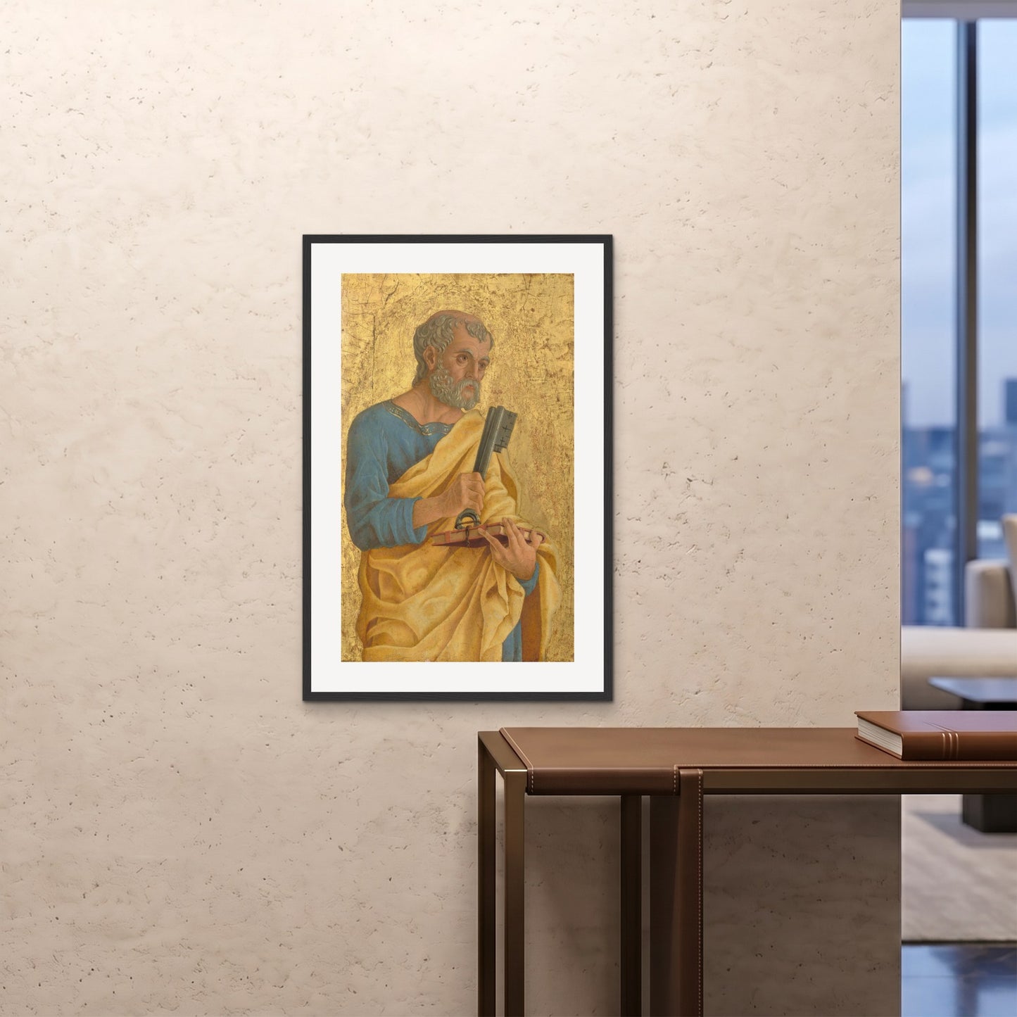 Orlonzo - FRAMED PRINT BLACK 24x3660x90cm ROOM