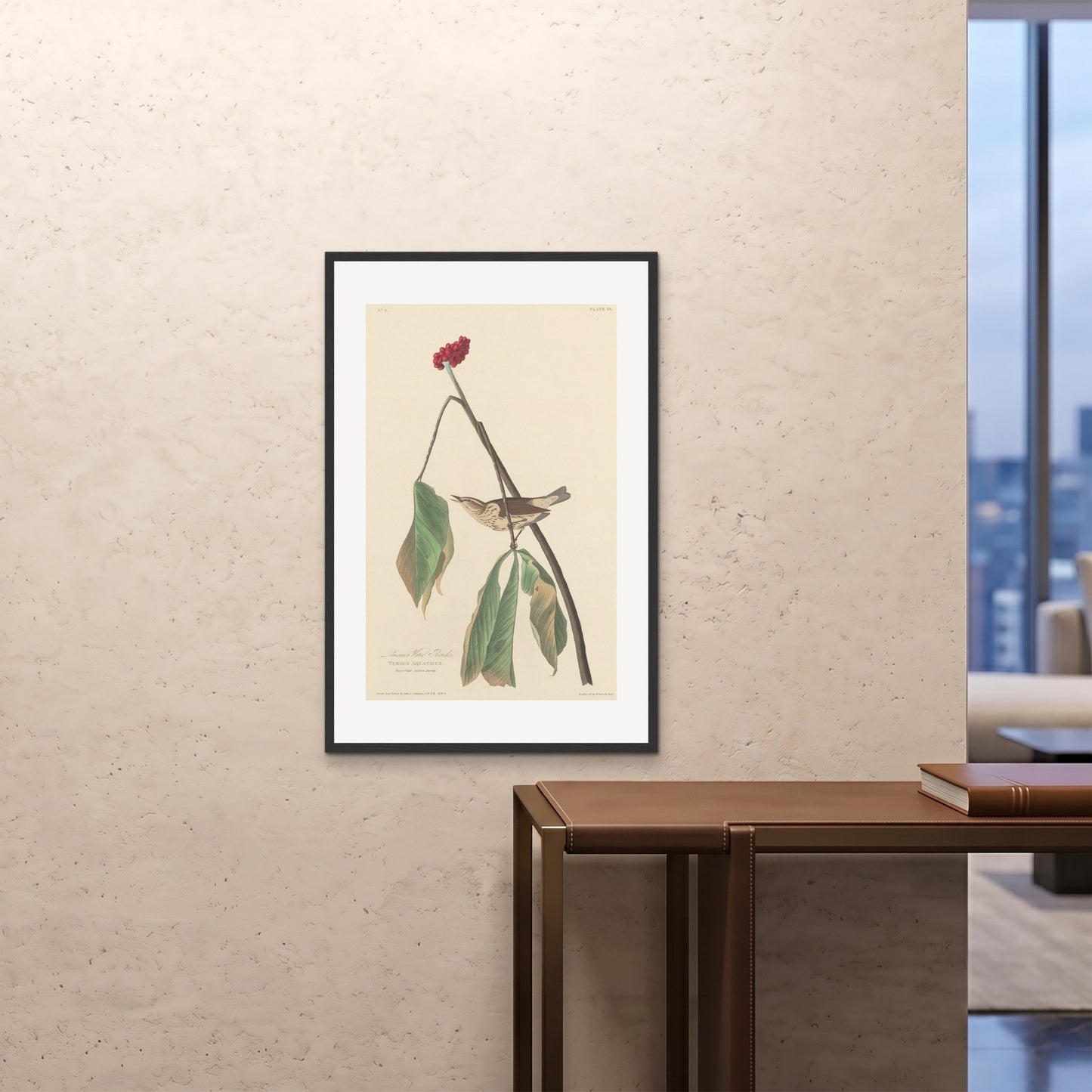 Orlonzo - FRAMED PRINT BLACK 24x3660x90cm ROOM