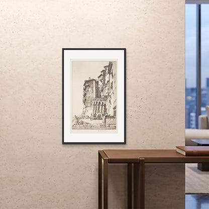 Orlonzo - FRAMED PRINT BLACK 24x3660x90cm ROOM