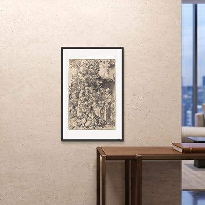 Orlonzo - FRAMED PRINT BLACK 24x3660x90cm ROOM