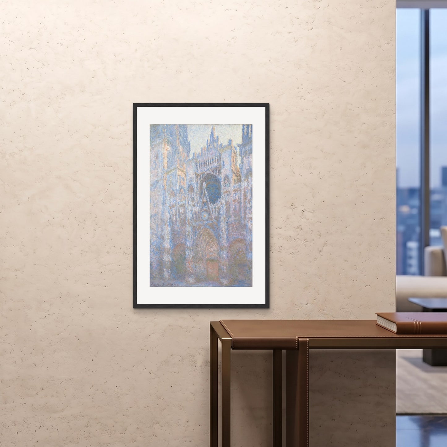 Orlonzo - FRAMED PRINT BLACK 24x3660x90cm ROOM