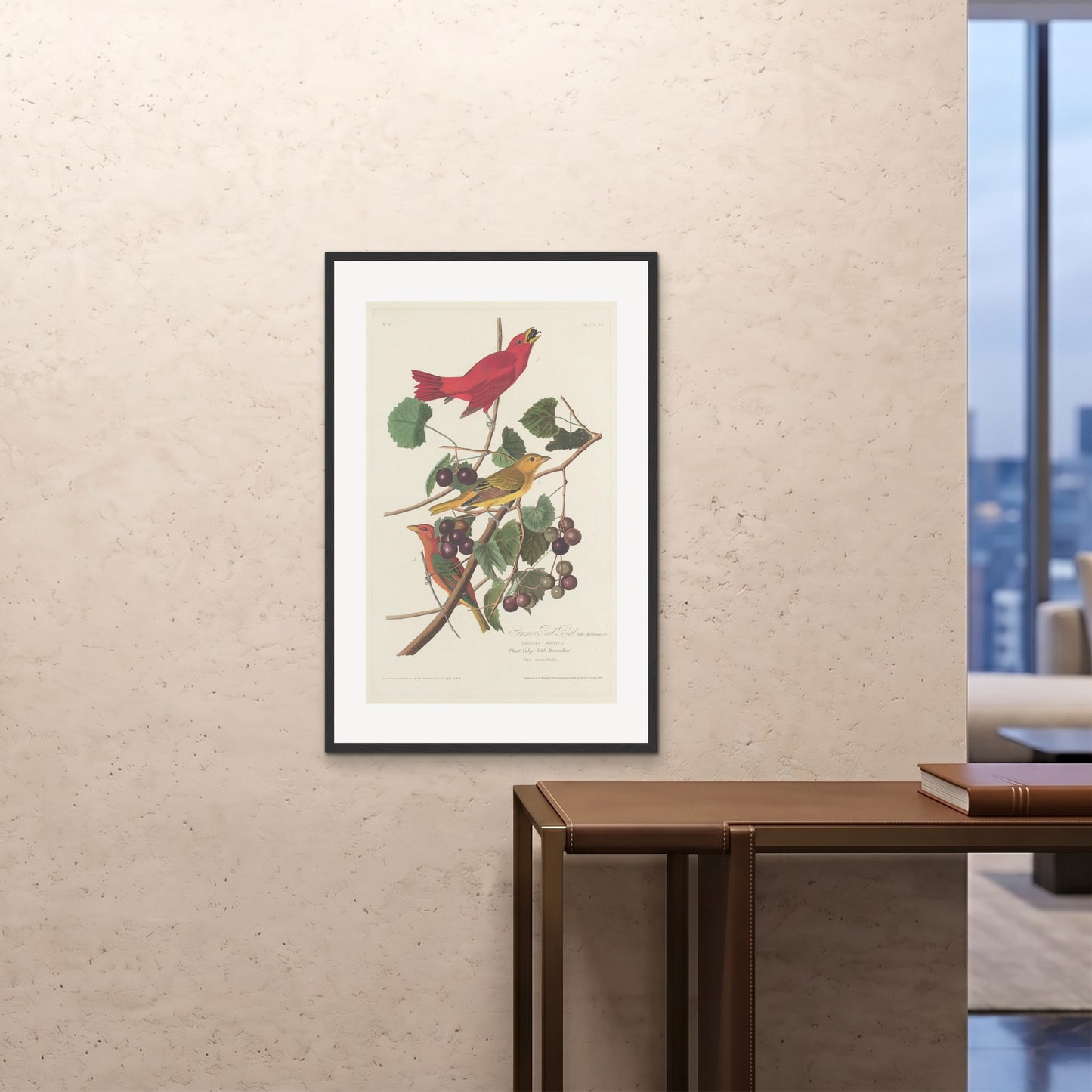 Orlonzo - FRAMED PRINT BLACK 24x3660x90cm ROOM