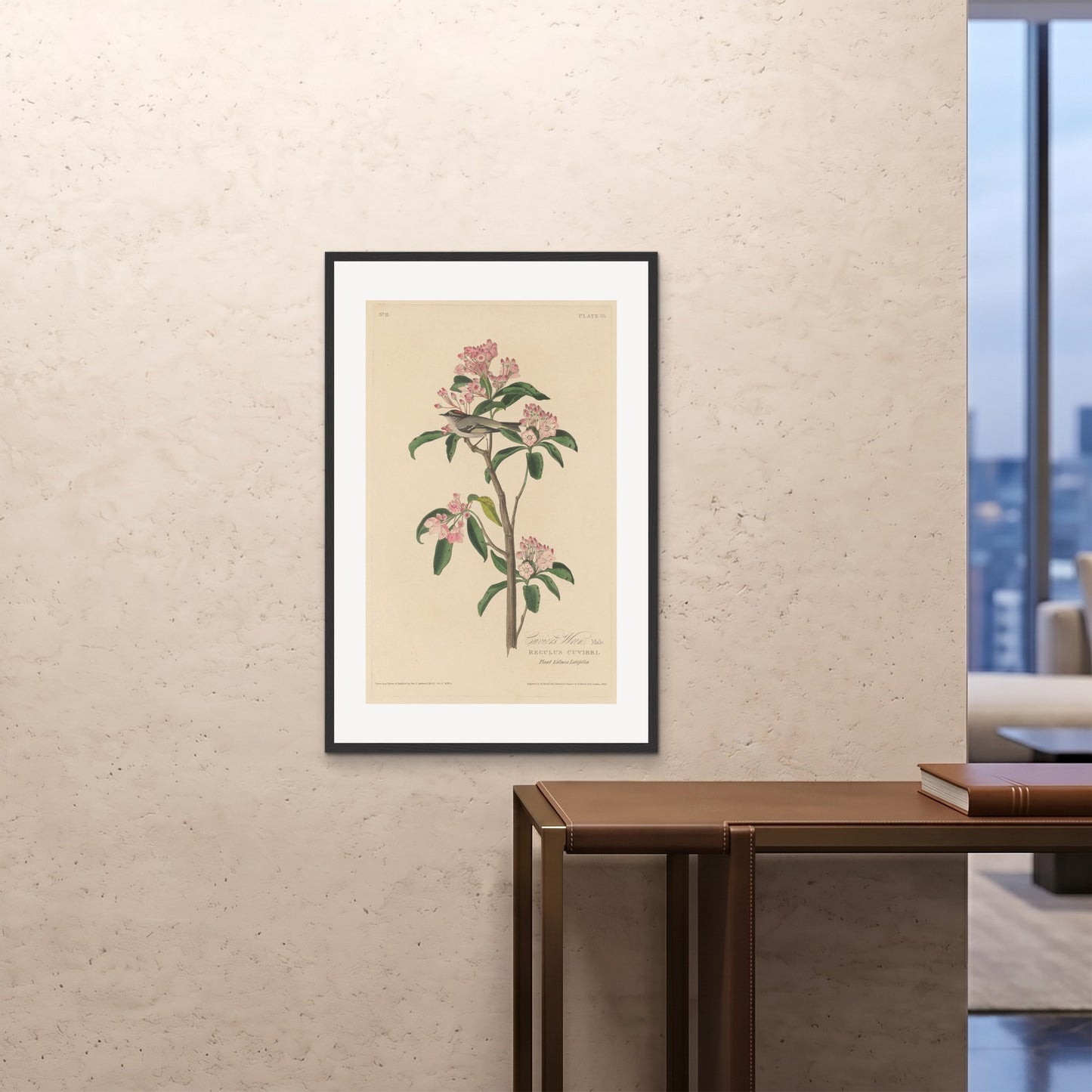 Orlonzo - FRAMED PRINT BLACK 24x3660x90cm ROOM