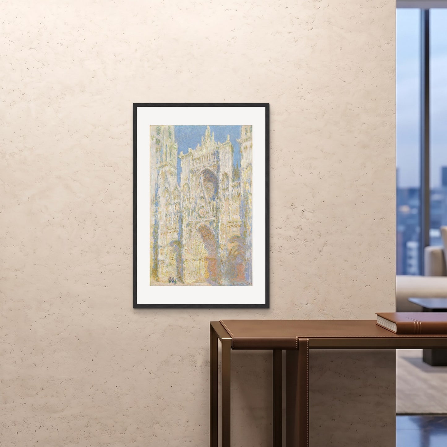 Orlonzo - FRAMED PRINT BLACK 24x3660x90cm ROOM