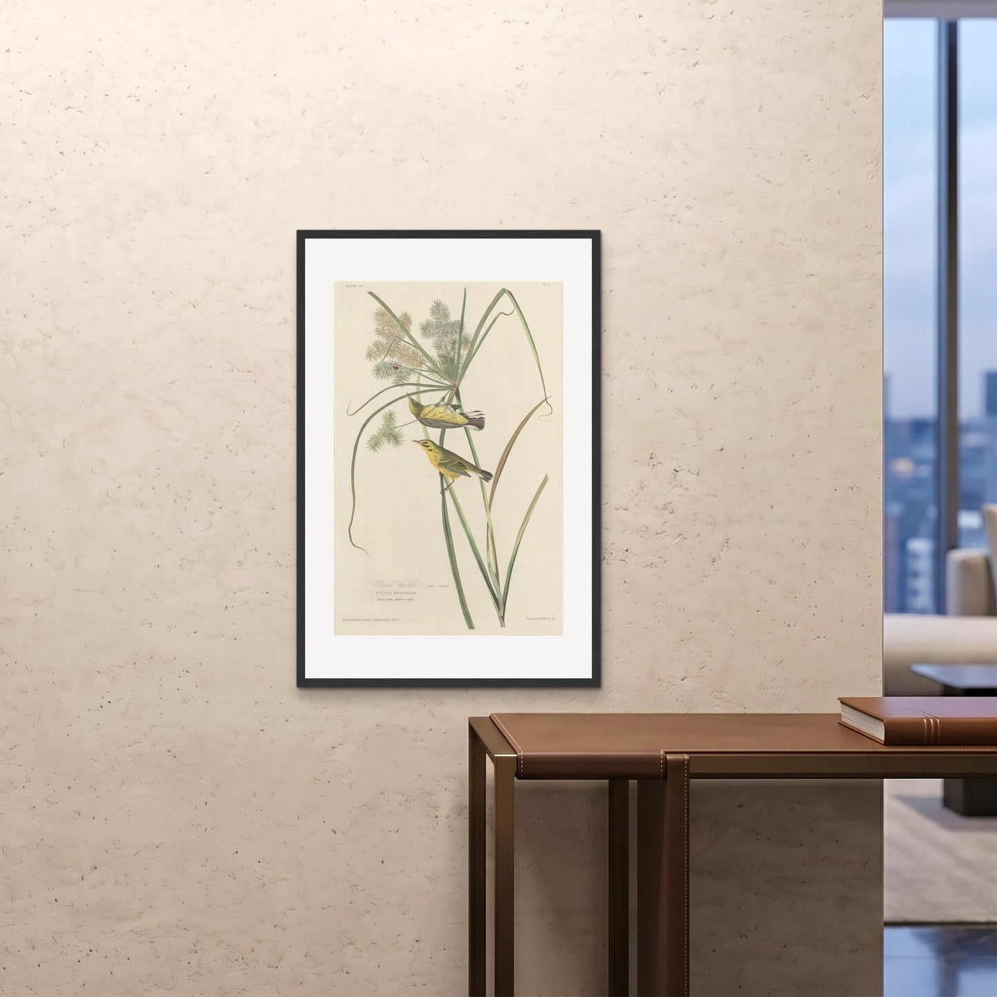 Orlonzo - FRAMED PRINT BLACK 24x3660x90cm ROOM