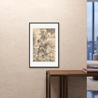 Orlonzo - FRAMED PRINT BLACK 24x3660x90cm ROOM
