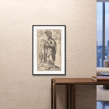 Orlonzo - FRAMED PRINT BLACK 24x3660x90cm ROOM