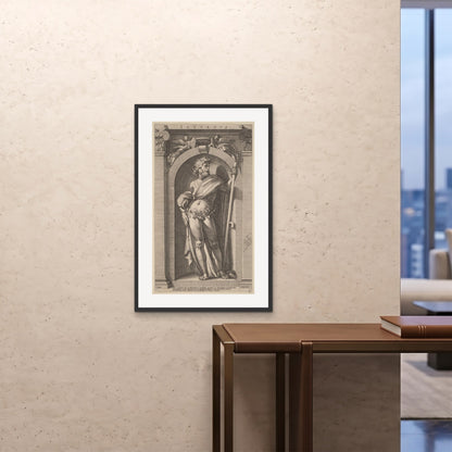 Orlonzo - FRAMED PRINT BLACK 24x3660x90cm ROOM