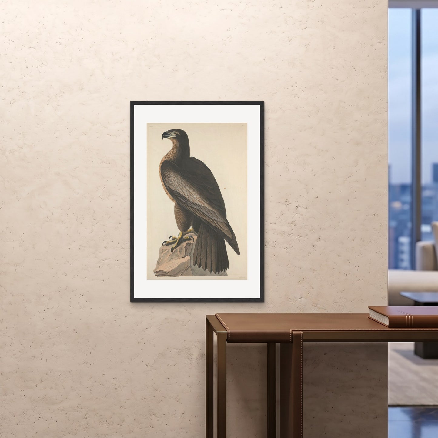 Orlonzo - FRAMED PRINT BLACK 24x3660x90cm ROOM