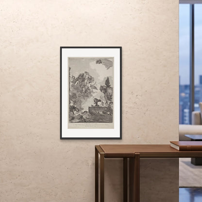 Orlonzo - FRAMED PRINT BLACK 24x3660x90cm ROOM