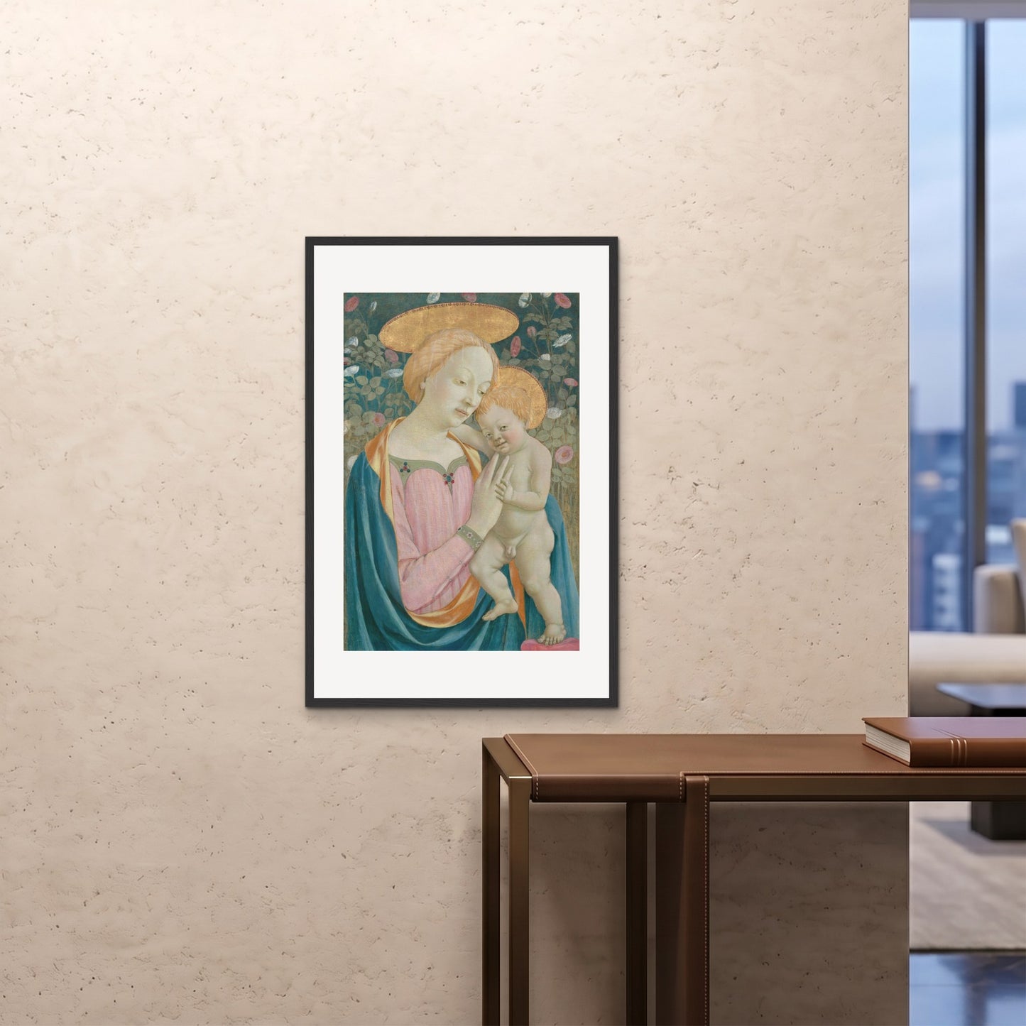 Orlonzo - FRAMED PRINT BLACK 24x3660x90cm ROOM