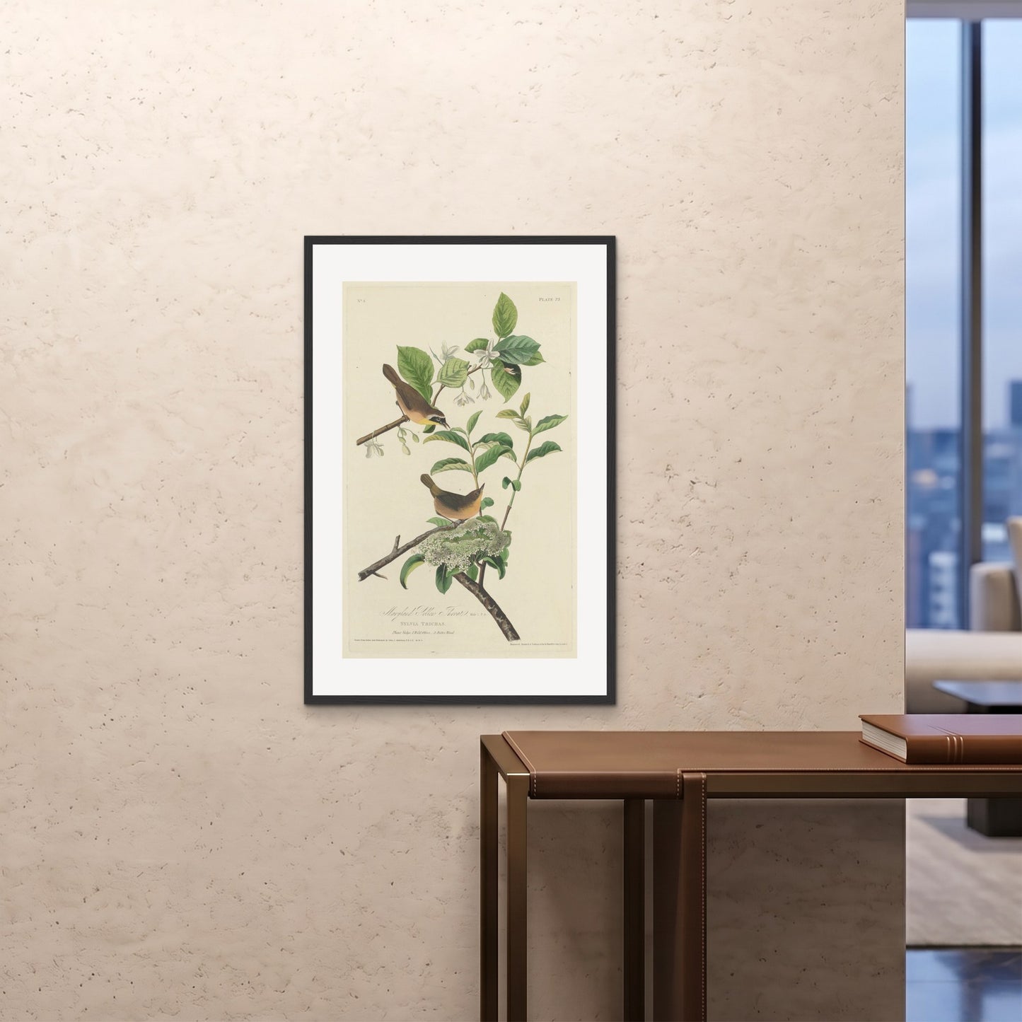 Orlonzo - FRAMED PRINT BLACK 24x3660x90cm ROOM