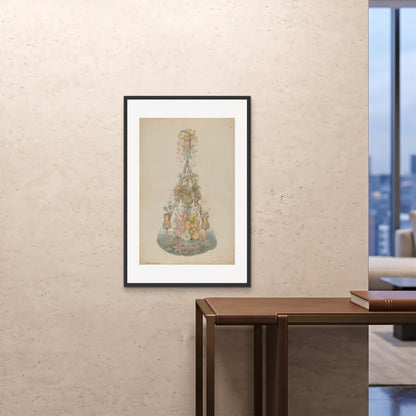 Orlonzo - FRAMED PRINT BLACK 24x3660x90cm ROOM