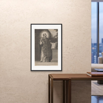 Orlonzo - FRAMED PRINT BLACK 24x3660x90cm ROOM