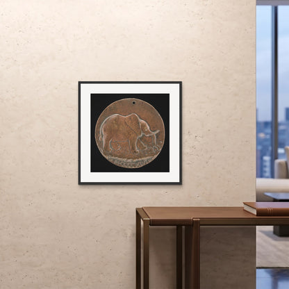 Orlonzo - FRAMED PRINT BLACK 28x2870x70cm ROOM