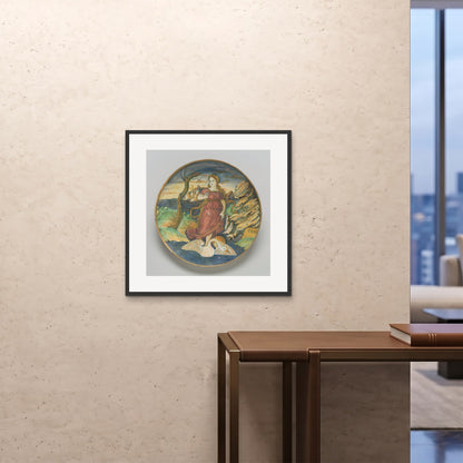 Orlonzo - FRAMED PRINT BLACK 28x2870x70cm ROOM
