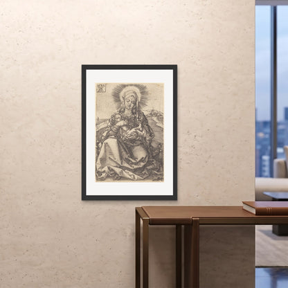 Orlonzo - FRAMED PRINT BLACK 28x4070x100cm ROOM