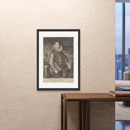 Orlonzo - FRAMED PRINT BLACK 28x4070x100cm ROOM