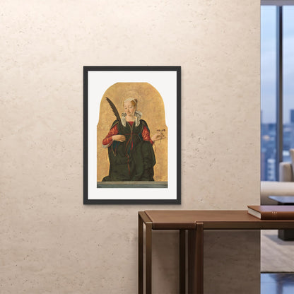 Orlonzo - FRAMED PRINT BLACK 28x4070x100cm ROOM