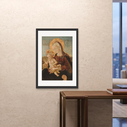 Orlonzo - FRAMED PRINT BLACK 28x4070x100cm ROOM