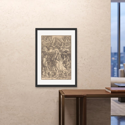 Orlonzo - FRAMED PRINT BLACK 28x4070x100cm ROOM