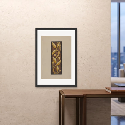 Orlonzo - FRAMED PRINT BLACK 28x4070x100cm ROOM
