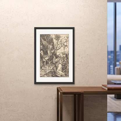 Orlonzo - FRAMED PRINT BLACK 28x4070x100cm ROOM