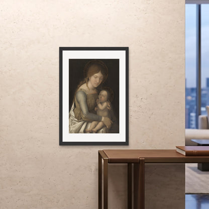 Orlonzo - FRAMED PRINT BLACK 28x4070x100cm ROOM