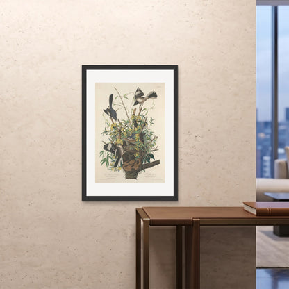 Orlonzo - FRAMED PRINT BLACK 28x4070x100cm ROOM