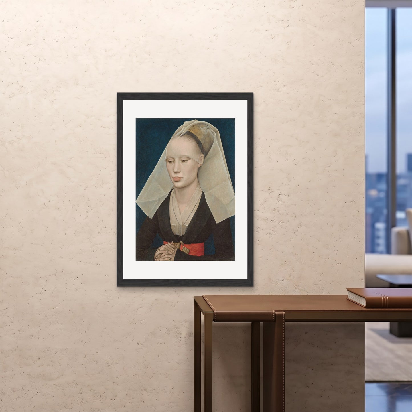 Orlonzo - FRAMED PRINT BLACK 28x4070x100cm ROOM