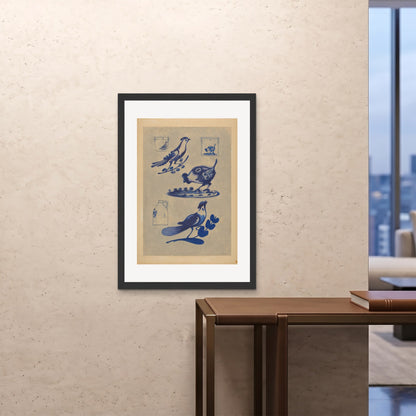 Orlonzo - FRAMED PRINT BLACK 28x4070x100cm ROOM