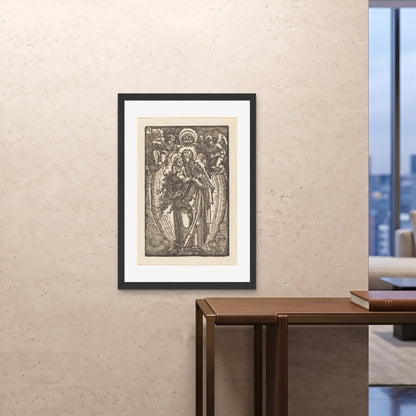 Orlonzo - FRAMED PRINT BLACK 28x4070x100cm ROOM