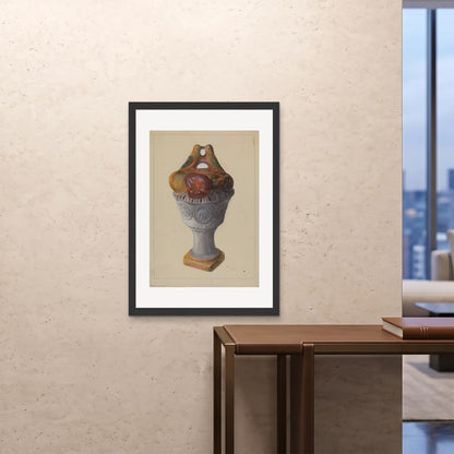 Orlonzo - FRAMED PRINT BLACK 28x4070x100cm ROOM