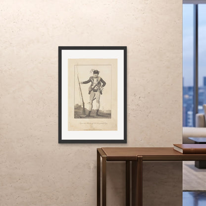 Orlonzo - FRAMED PRINT BLACK 28x4070x100cm ROOM