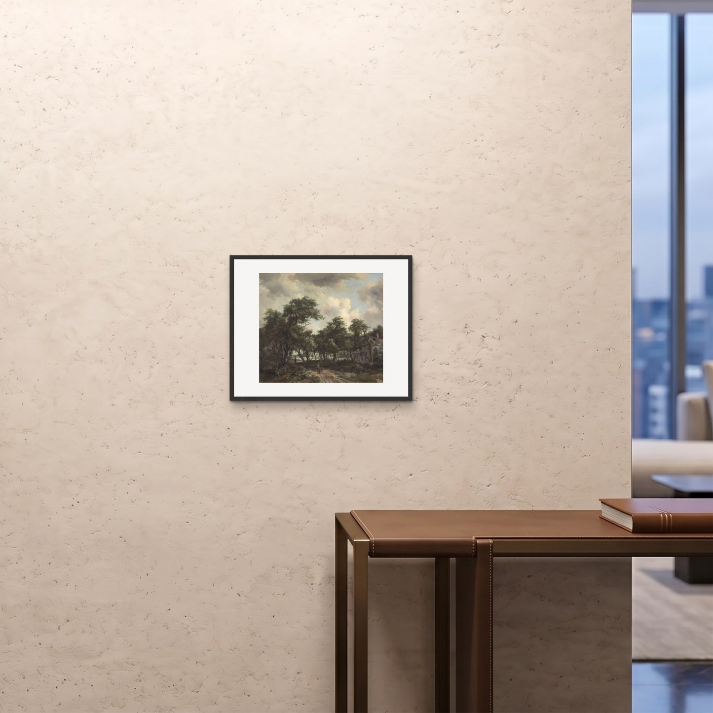 Orlonzo - FRAMED PRINT BLACK 5040cm2016 ROOM