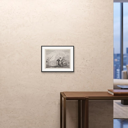 Orlonzo - FRAMED PRINT BLACK 5040cm2016 ROOM