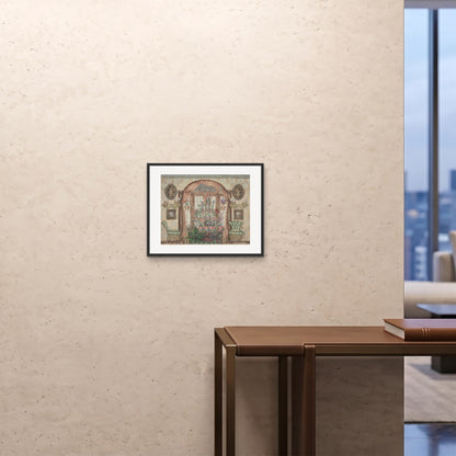 Orlonzo - FRAMED PRINT BLACK 5040cm2016 ROOM