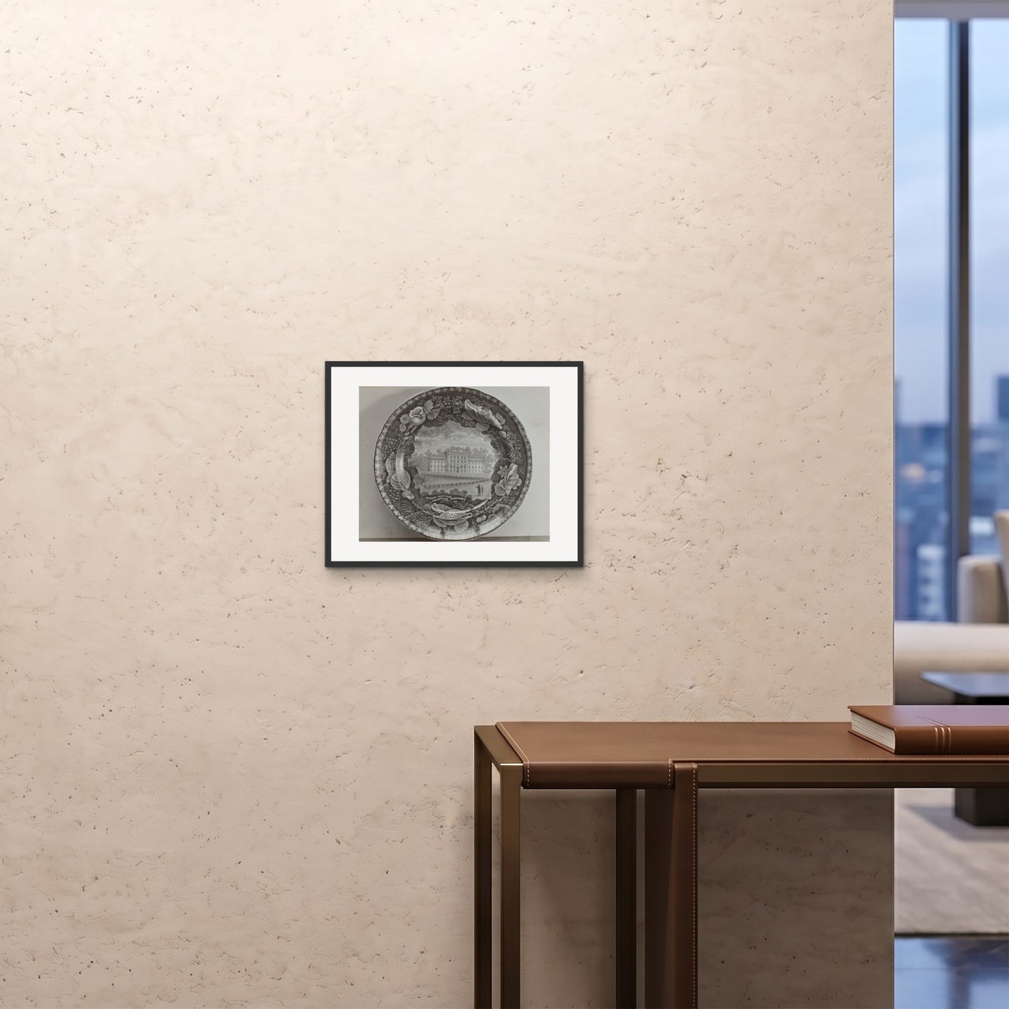 Orlonzo - FRAMED PRINT BLACK 5040cm2016 ROOM