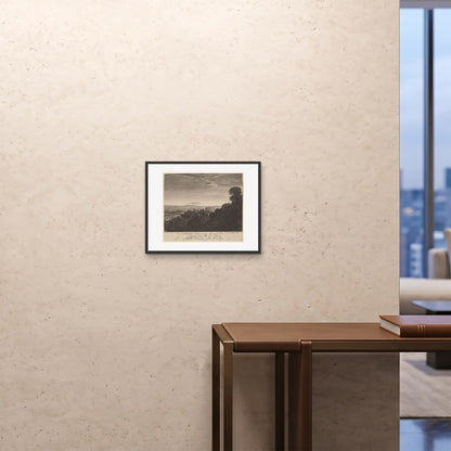 Orlonzo - FRAMED PRINT BLACK 5040cm2016 ROOM