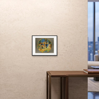 Orlonzo - FRAMED PRINT BLACK 5040cm2016 ROOM