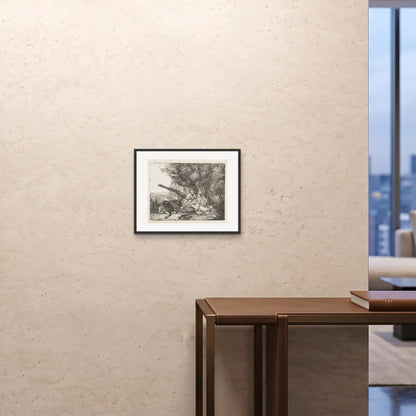 Orlonzo - FRAMED PRINT BLACK 5040cm2016 ROOM