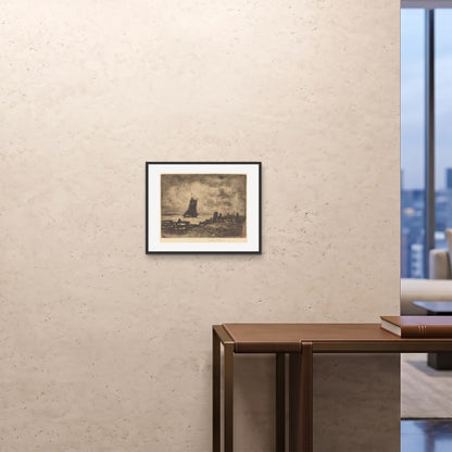 Orlonzo - FRAMED PRINT BLACK 5040cm2016 ROOM