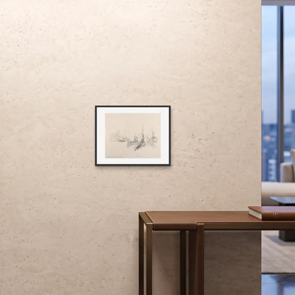 Orlonzo - FRAMED PRINT BLACK 5040cm2016 ROOM