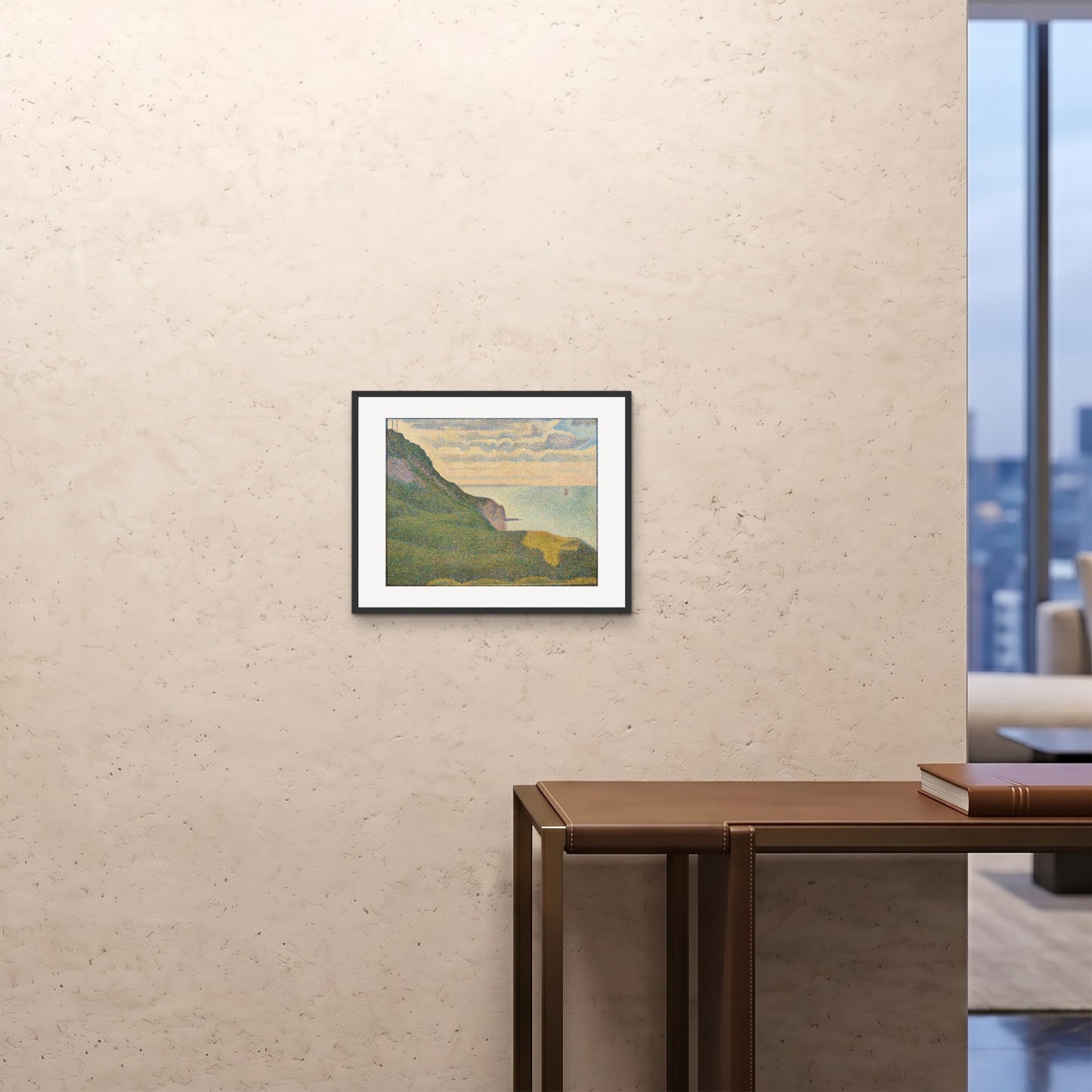 Orlonzo - FRAMED PRINT BLACK 5040cm2016 ROOM