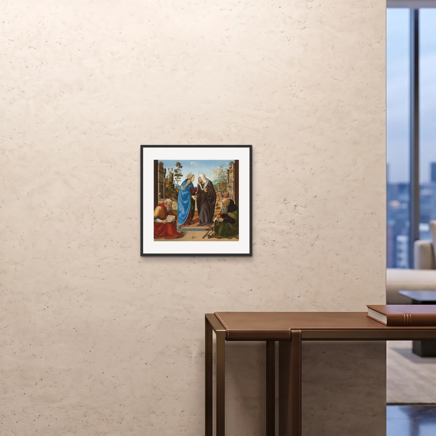 Orlonzo - FRAMED PRINT BLACK 5050cm2020 ROOM