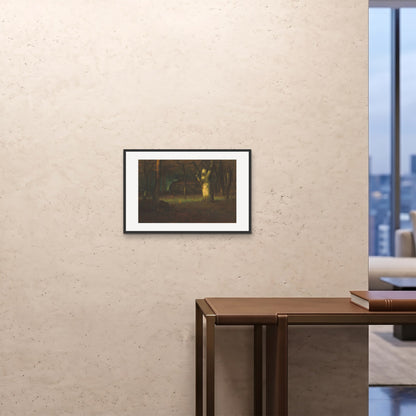 Orlonzo - FRAMED PRINT BLACK 6040cm2416 ROOM