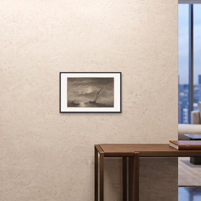Orlonzo - FRAMED PRINT BLACK 6040cm2416 ROOM
