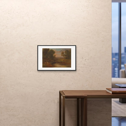 Orlonzo - FRAMED PRINT BLACK 6040cm2416 ROOM